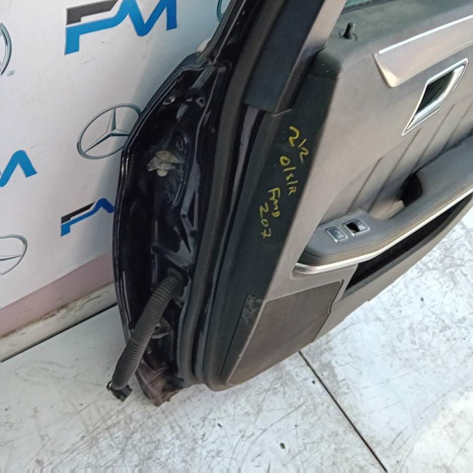 MERCEDES BENZ E-CLASS W212 DRIVER REAR DOOR OSR BLUE 2009- 2016 COMPLETE FMD208