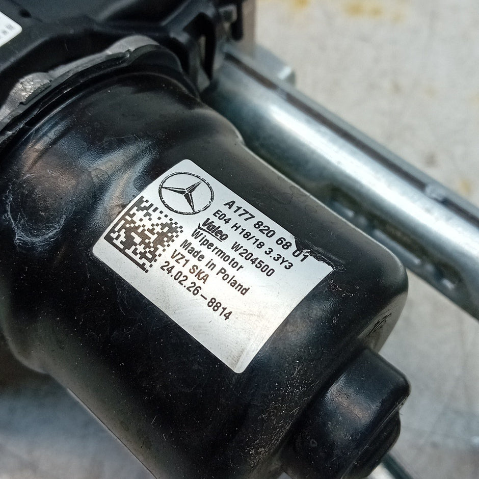 MERCEDES BENZ A-CLASS W177 WIPER MOTOR FRONT AND LINKAGE A1778206801 FM001600