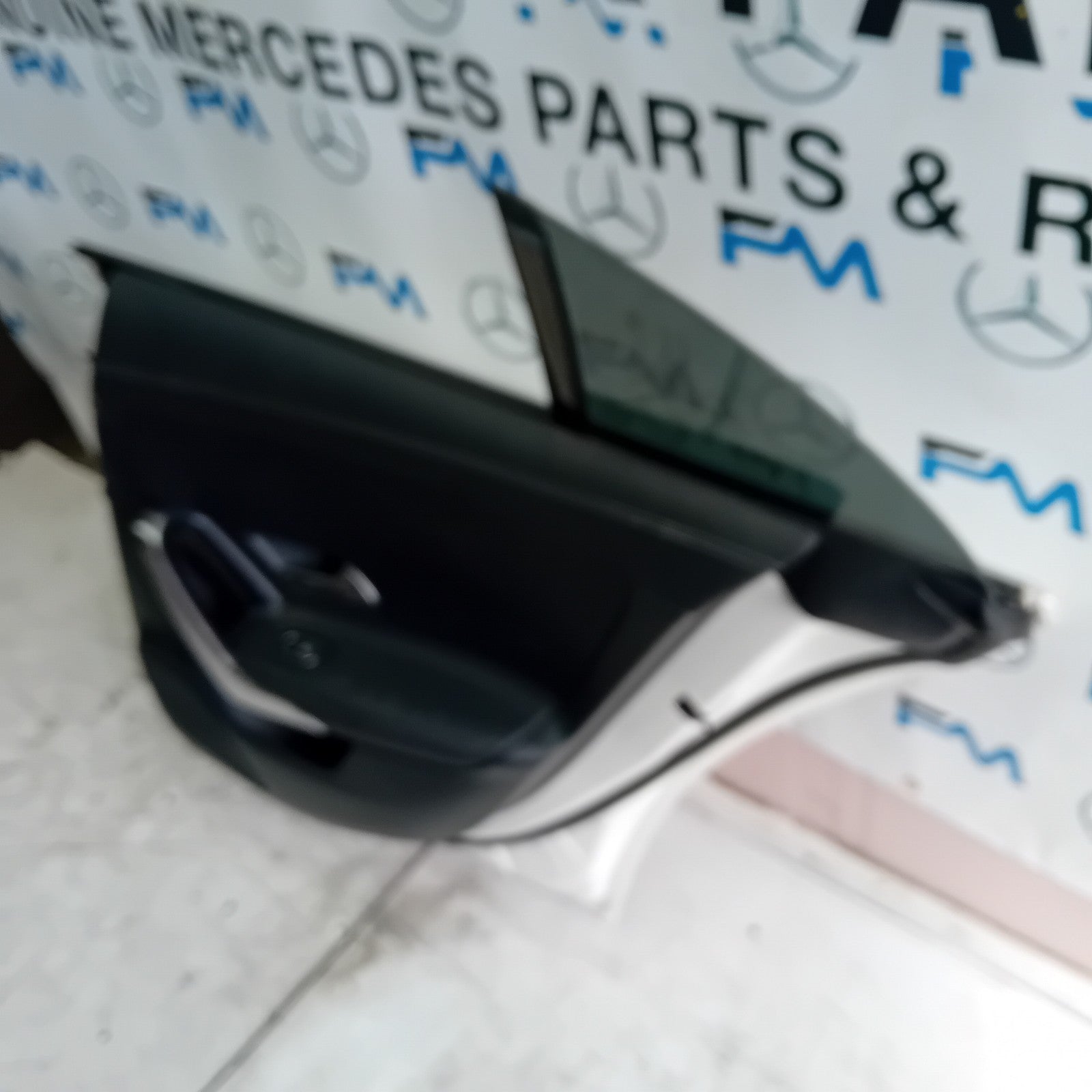 MERCEDES BENZ W118 CLA DRIVER SIDE REAR DOOR OSR WHITE 2019 ON COMPLETE FMD177