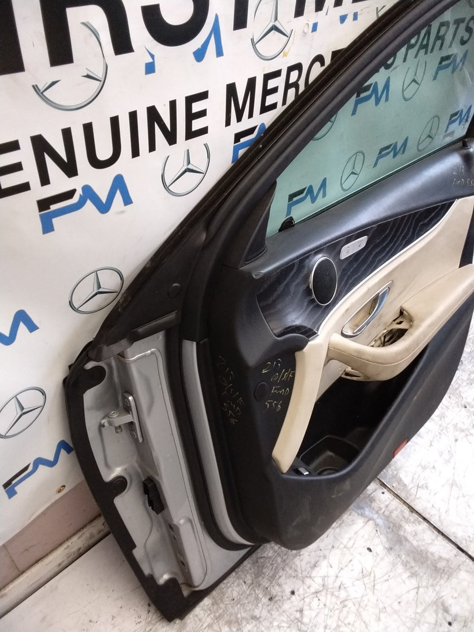 MERCEDES E-CLASS W213 SLN DRIVER FRONT DOOR OSF SILVER 2016-20 FMD556