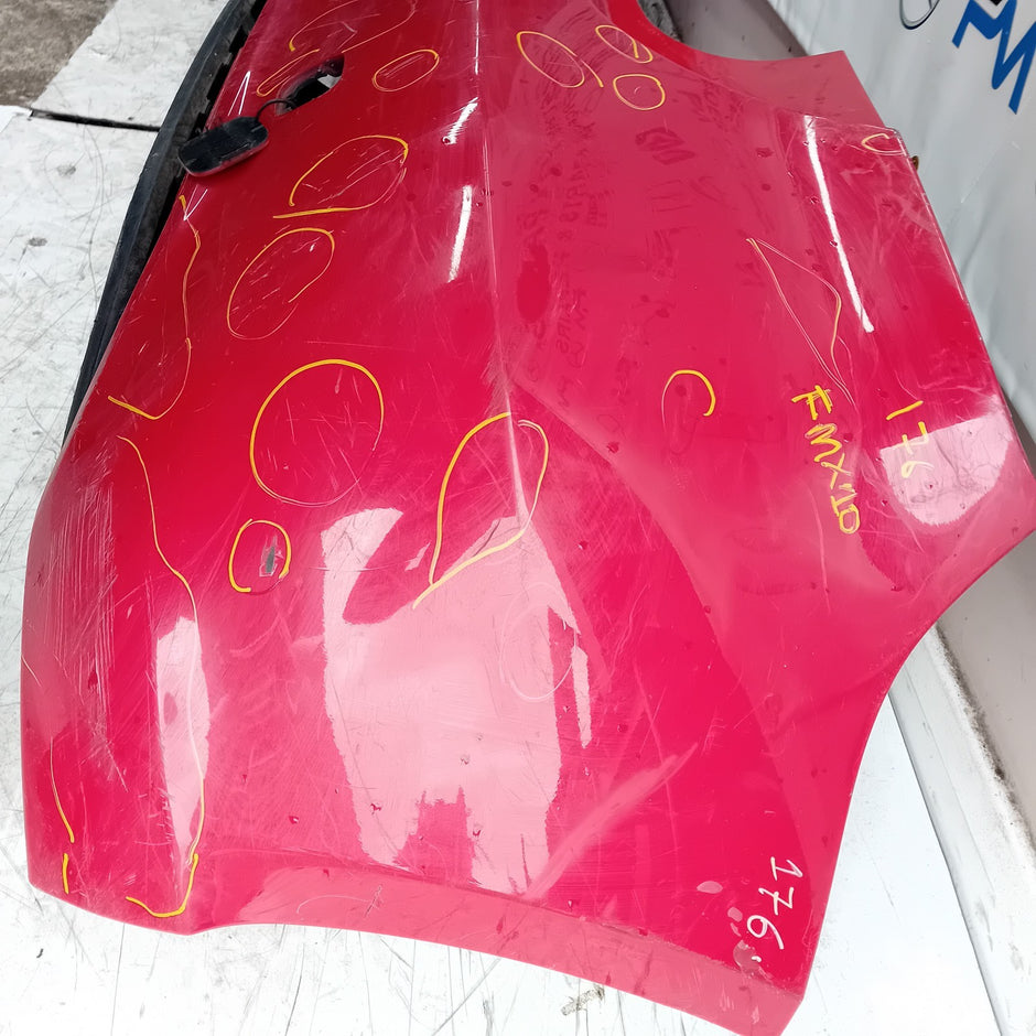 MERCEDES BENZ  A-CLASS W176 REAR BUMPER A1768605100 2012-2018 RED COMPLETE FMX10