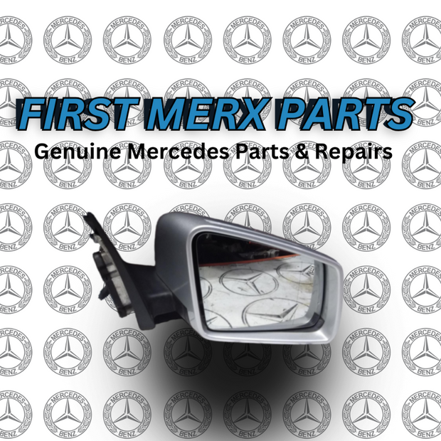 11-15 MERCEDES W204 COUPE WING MIRROR FRONT RIGHT DRIVER SIDE A2048109216 SILVER