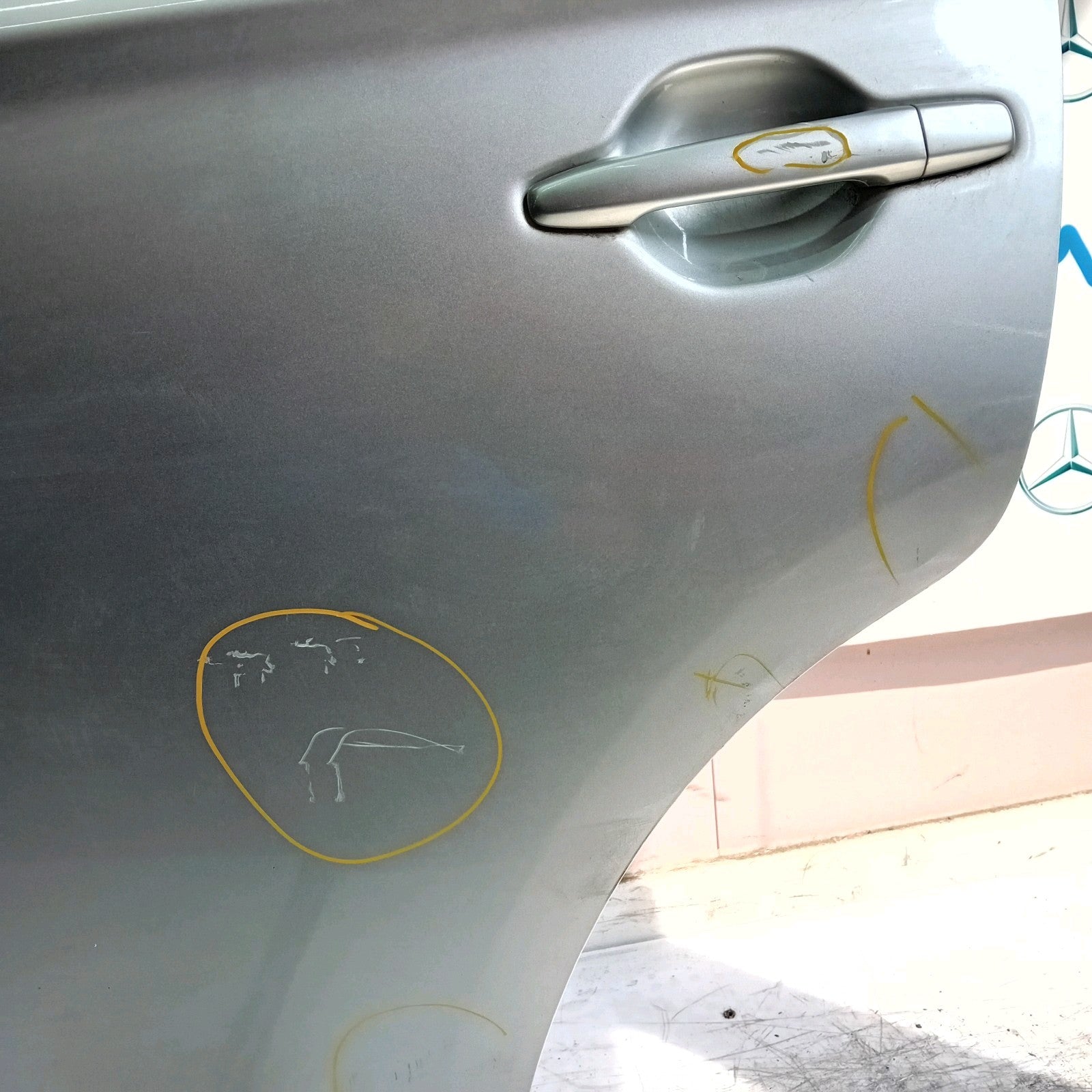 MITSUBISHI OUTLANDER MK3 PASSENGER SIDE REAR DOOR NSR SILVER FMD289 