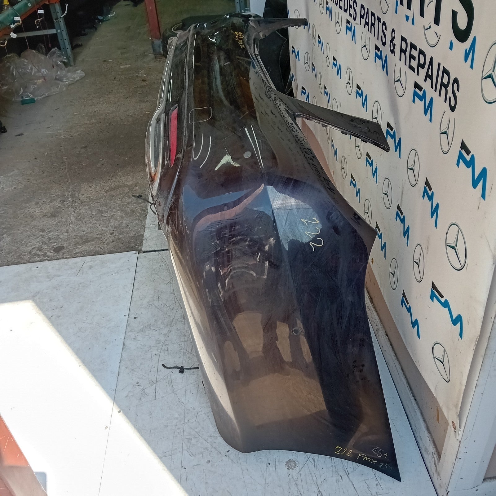 MERCEDES BENZ S-CLASS W222 SLN REAR BUMPER  2015 FMX151