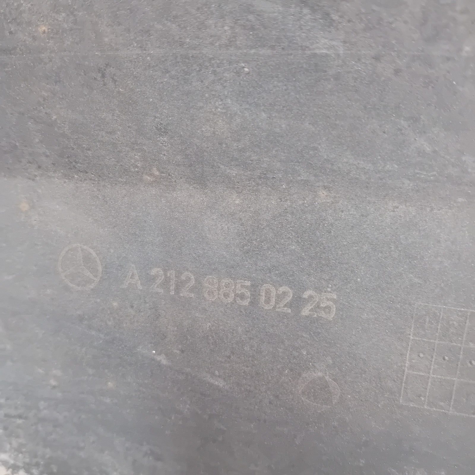 MERCEDES BENZ E-CLASS W212 REAR BUMPER GREY 2014 A2128850225 FMX133