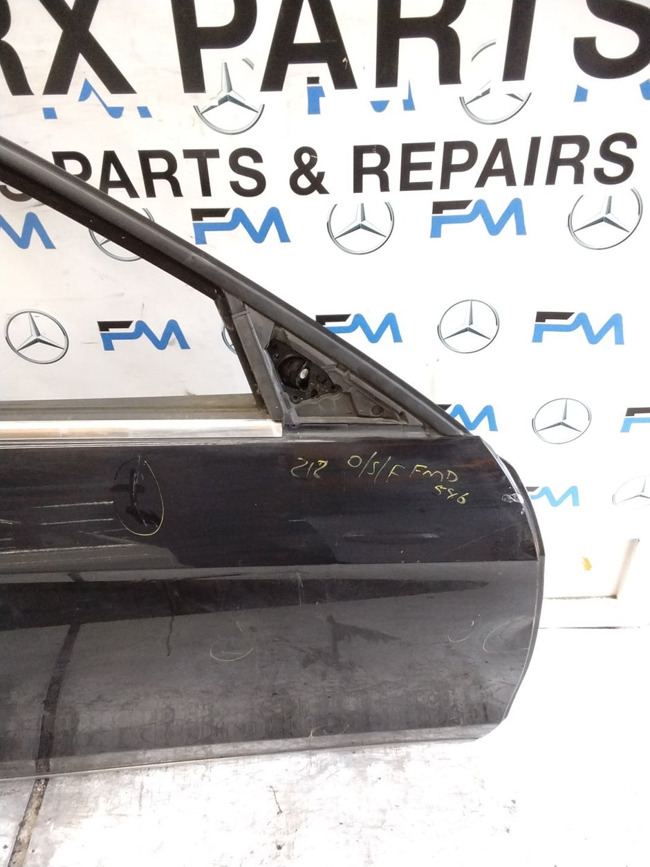 MERCEDES E-CLS W212  DRIVER FRONT DOOR OSF BLACK 2009-16 COMPLETE FMD586