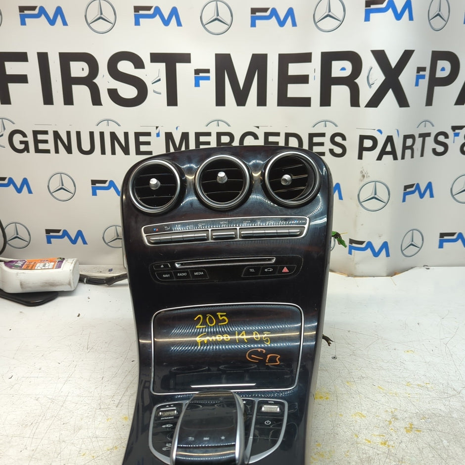  MERCEDES E-CLASS W205 CENTRE CONSOLE + 3 AIR VENT A2054402324 FM001405