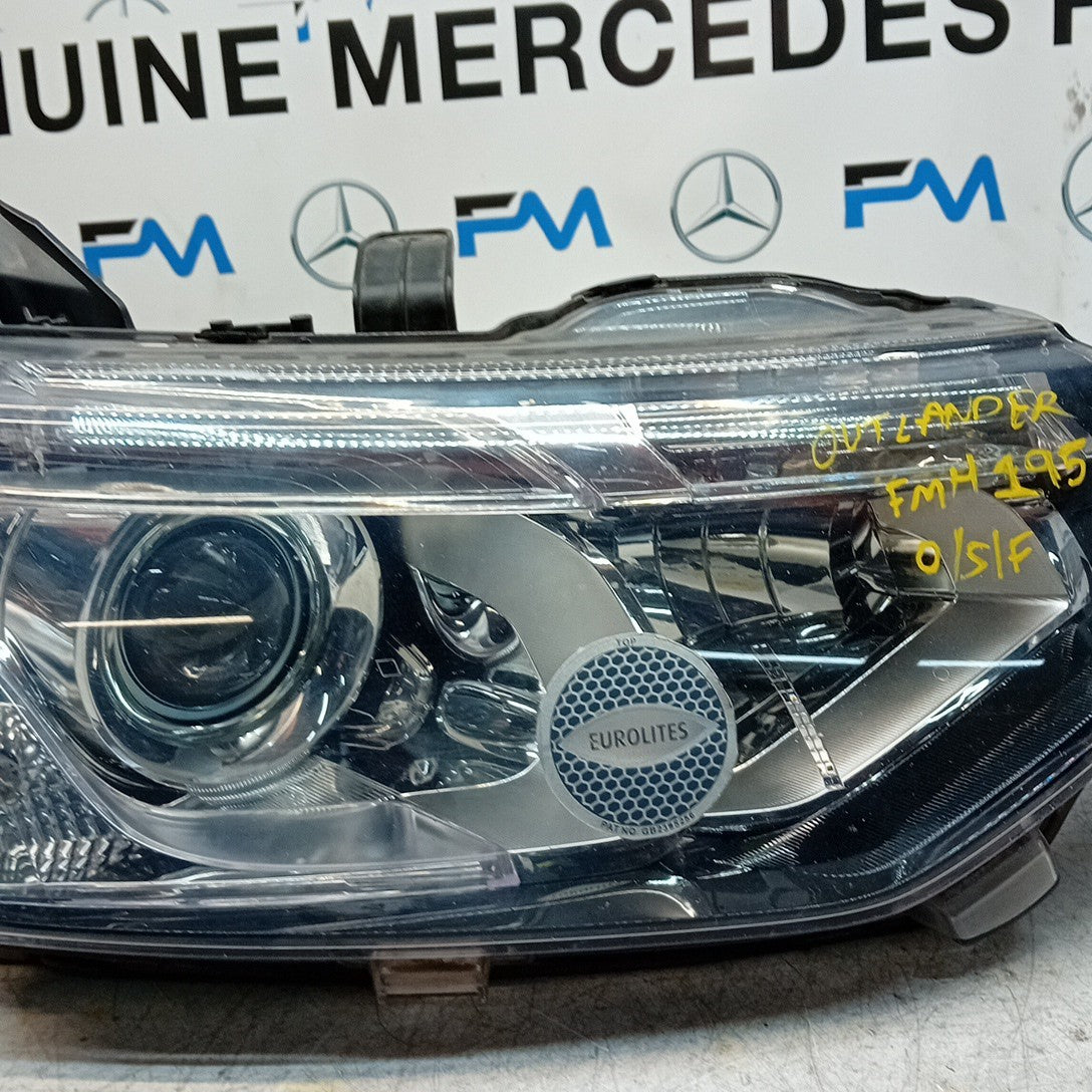 MITSUBISHI OUTLANDER MK3 2015 HEADLIGHT DRIVER OS RIGHT R0094E U4LS 1U64 FMH195