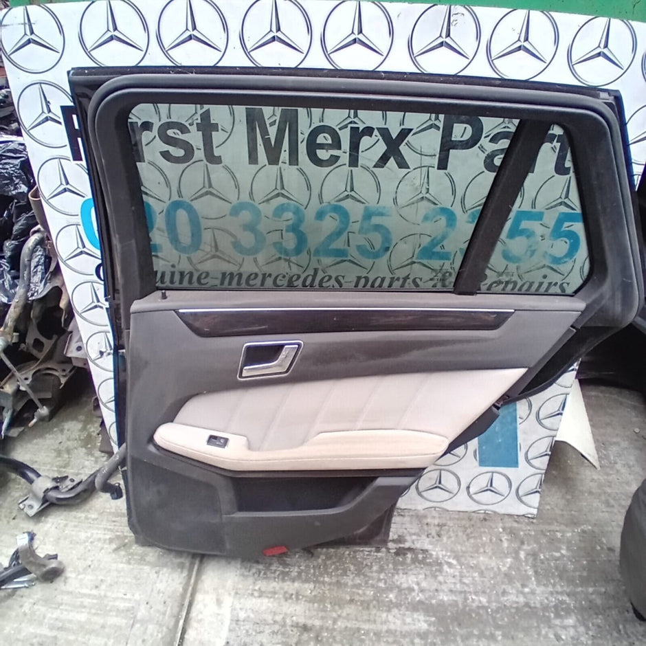 MERCEDES BENZ E-CLASS W212 DRIVER SIDE REAR DOOR ( OFF SIDE REAR )