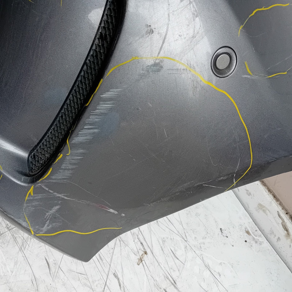 MERCEDES BENZ  A-CLASS W176 REAR BUMPER A1768803400 2012-18 GREY COMPLETE FMX12