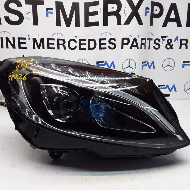 2018 MERCEDES C-CLASS W205 O/S DRIVER Side Front Headlight A20539062604 FMH26