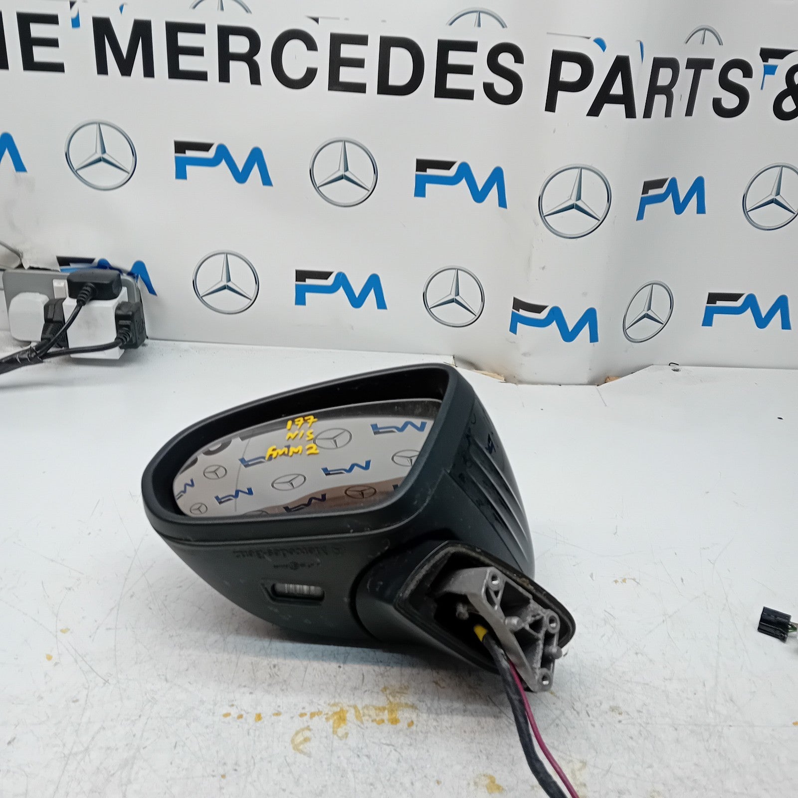 MERCEDES A Class 2018 W177 Passenger Side Wing Mirror A1778109902 BLACK PL FMM2