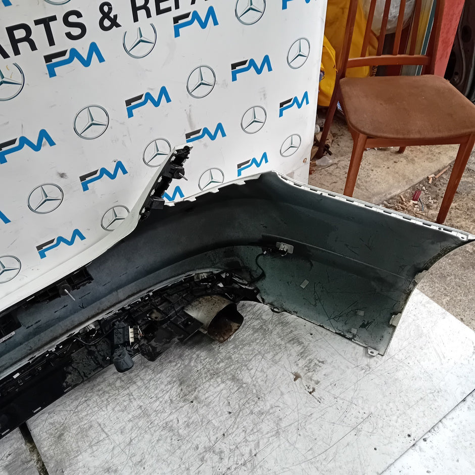 MERCEDES C-CLASS W205 SLN REAR BUMPER 2014 ON WHITE COMPLETE A2058850138 FMX37