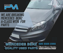 MERCEDES BENZ A-CLASS W176 / AIR BAGS ( STEERING WHEEL, KNEE, ROOF )