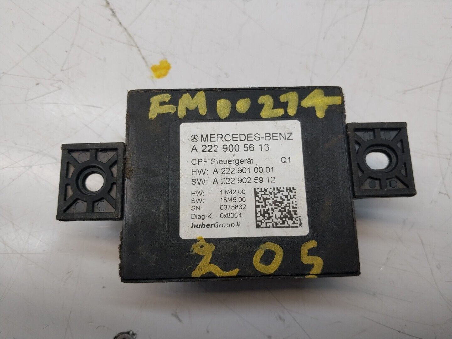 MERCEDES C CLASS CAMERA REAR CONTROL MODULE ECU A2229005613 2014-2021 FM00274