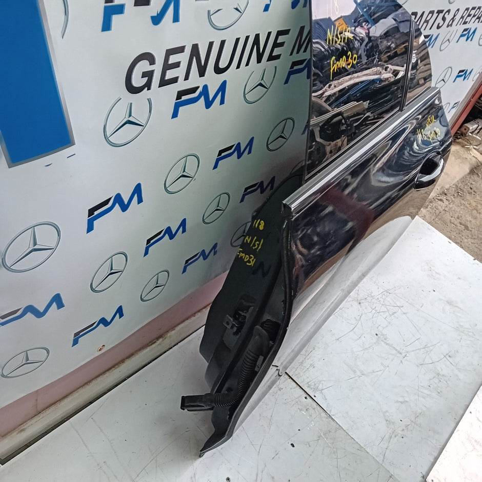 MERCEDES BENZ CLS W118 PASSENGER SIDE REAR DOOR N/S/R COMPLETE BLACK FMD30
