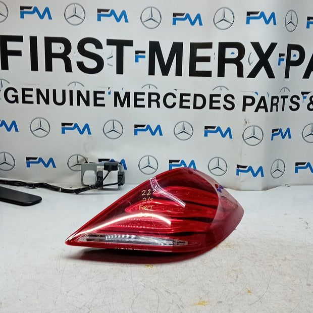 MERCEDES S-CLASS W222 DRIVER RIGHT OS REAR TAIL LIGHT A2229065501 FMT254