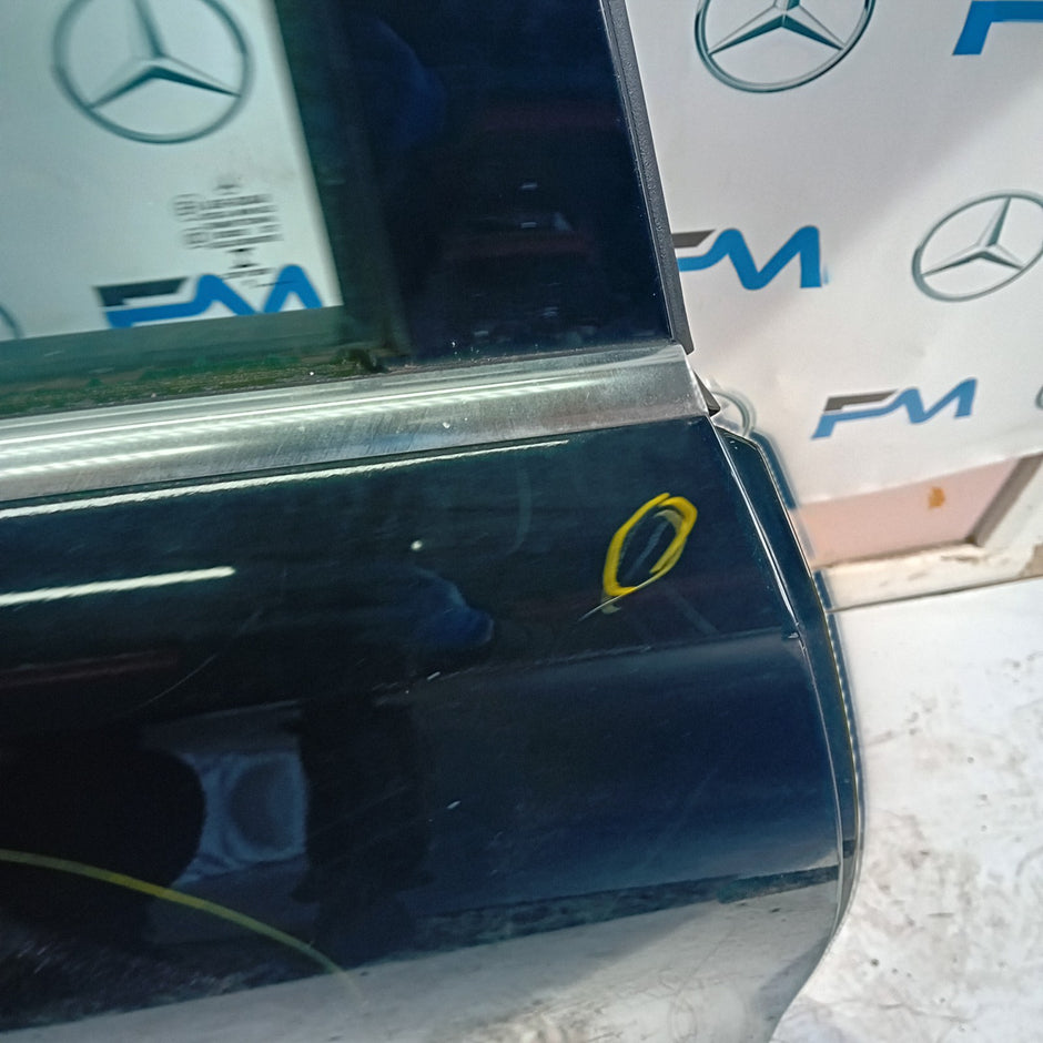 MERCEDES BENZ A-CLASS W177 DRIVER SIDE REAR DOOR O/S/R BLACK  COMPLETE FMD150