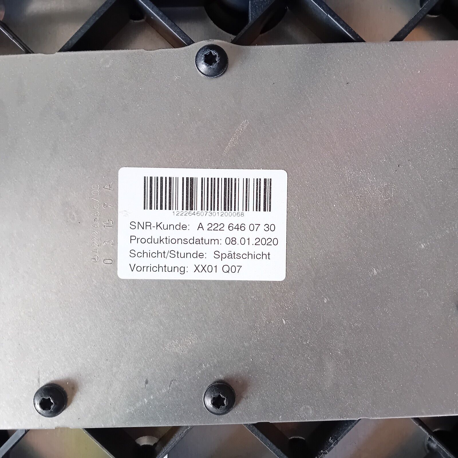 MERCEDES BENZ S AMG W222 2020 INTERIOR PART A2226460730 YOU22065