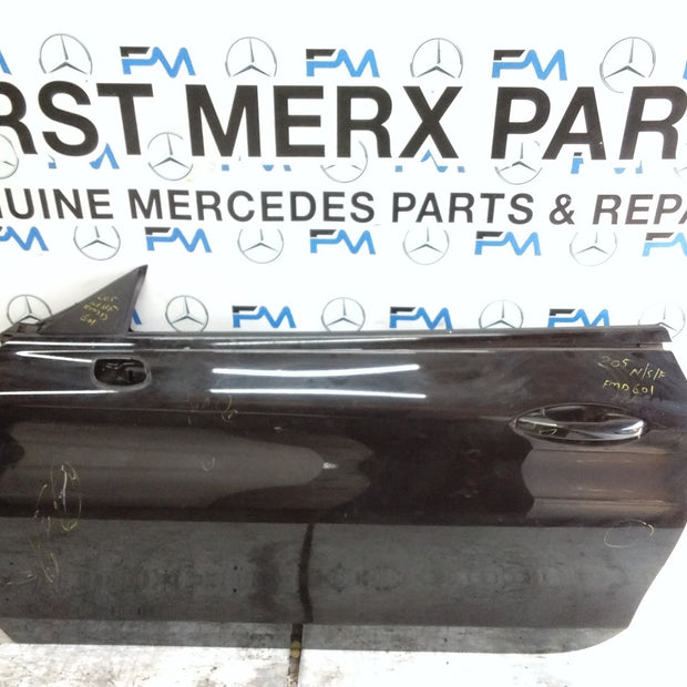 MERCEDES BENZ  C-CLS W205  PASSENGER FRONT DOOR NSF BLACK 2014-21  FMD601