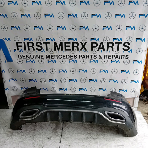 MERCEDES BENZ  A-CLASS W177 REAR BUMPER A1778804701 2018 BLACK COMPLETE FMX18