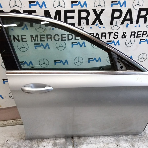 MERCEDES E-CLASS W213 SLN DRIVER FRONT DOOR OSF SILVER 2016-20 FMD556