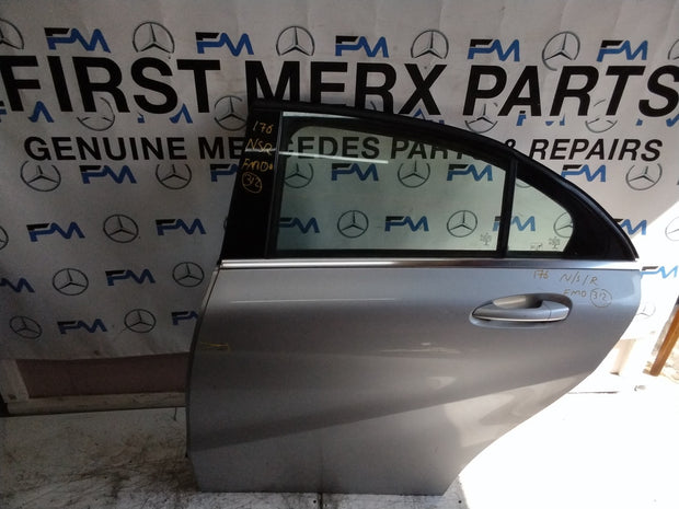 MERCEDES  A-CLASS W176 PASSENGER REAR DOOR NSR GREY 2012-2018 COMPLETE FMD312
