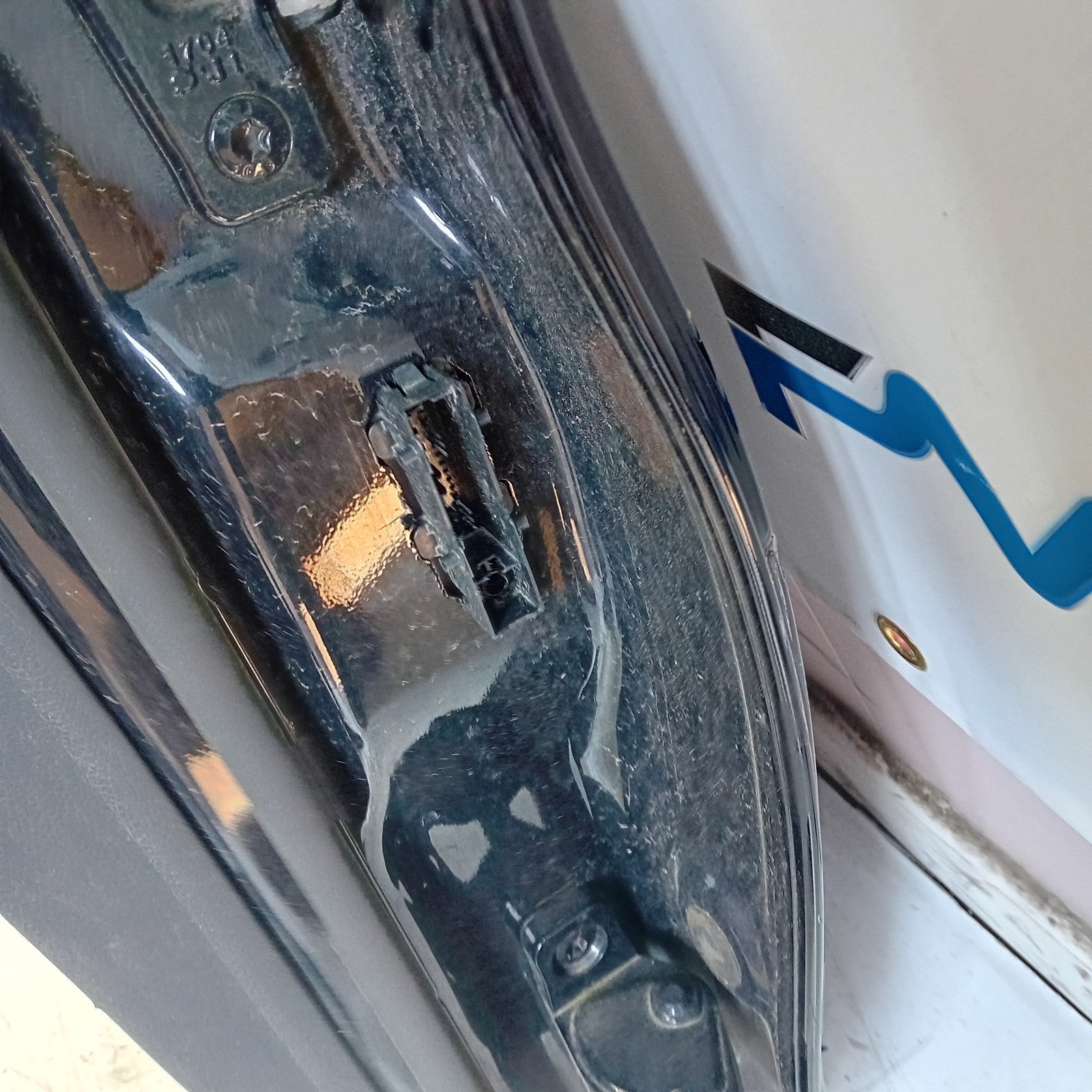MERCEDES C-CLASS W205 PASSENGER REAR DOOR NSR  2014 ON BLACK COMPLETE FMD357