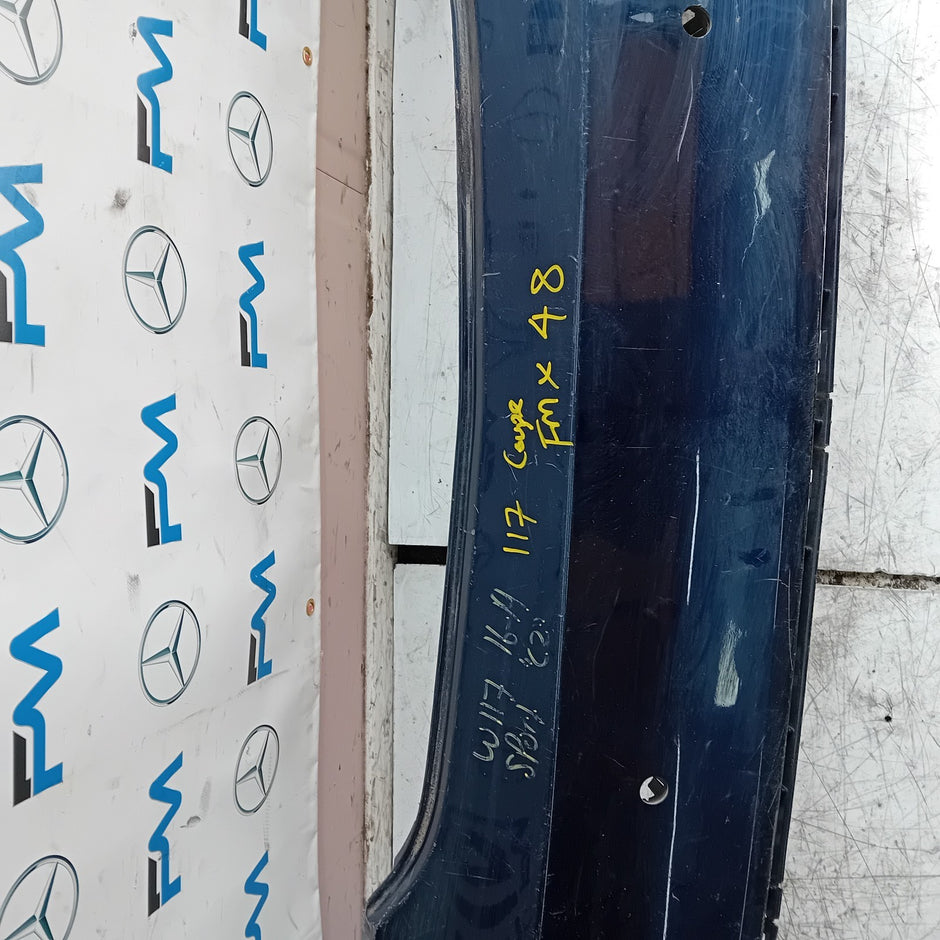 MERCEDES BENZ CLA W117 REAR BUMPER 2015 BLUE A1178800440 FMX48