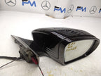 MERCEDES E-CLASS  W213 DRIVER SIDE WING MIRROR A2138100201 BLACK FMM25