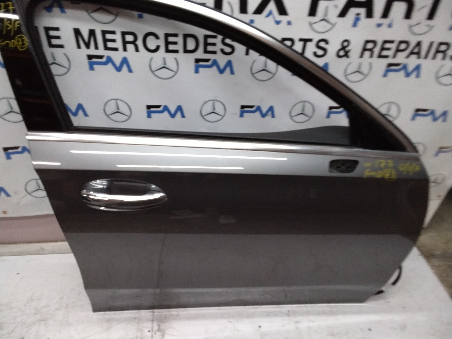 MERCEDES BENZ A-CLASS W177 DRIVER SIDE FRONT DOOR O/S/F COMPLETE GREY FMD73