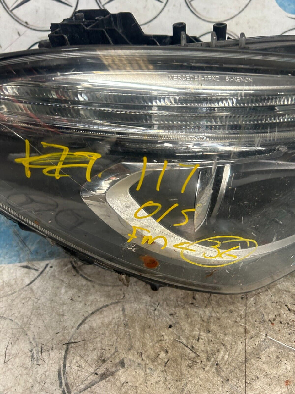MERCEDES CLA 2014-2016 AMG W117 DRIVERSIDE O/S HEADLIGHT  A1179065400 FMH36