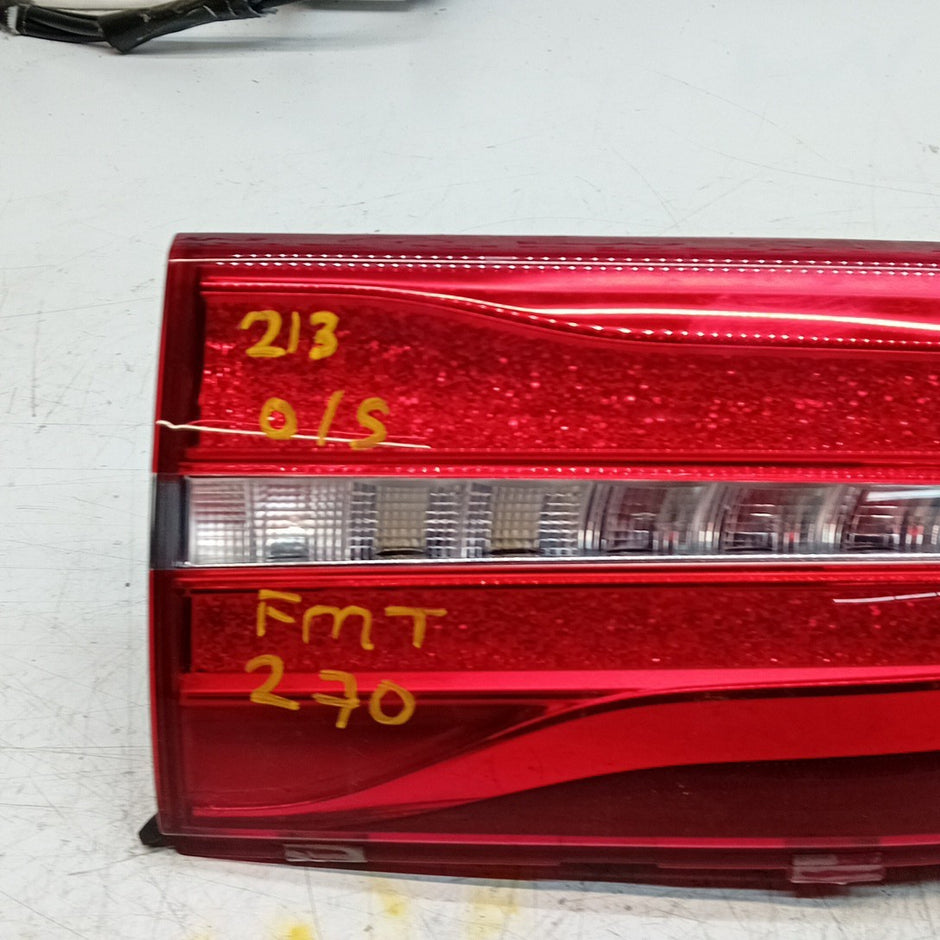 MERCEDES BENZ  E-CLASS W213 DRIVER RIGHT OS REAR TAIL LIGHT  2016 FMT270