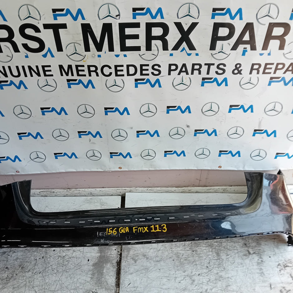 MERCEDES BENZ GLA X156 REAR BUMPER BLACK 2014-19  A1568800003 FMX113