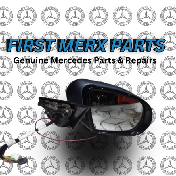 MERCEDES BENZ E-CLASS W213 AMG DRIVER SIDE WING MIRROR A2138102800 SILVER