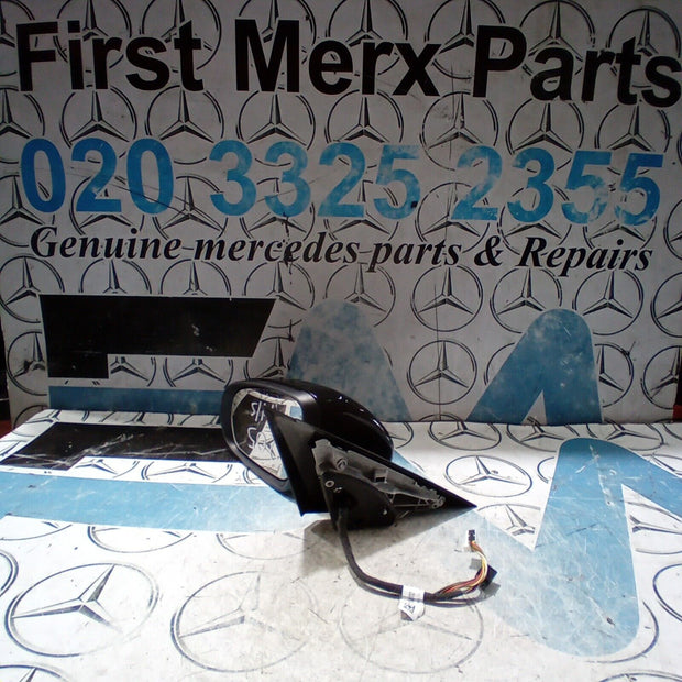 2017 MERCEDES C CLASS W205 RIGHT SIDE WING MIRROR POWER FOLD IN BLACKA2058104702