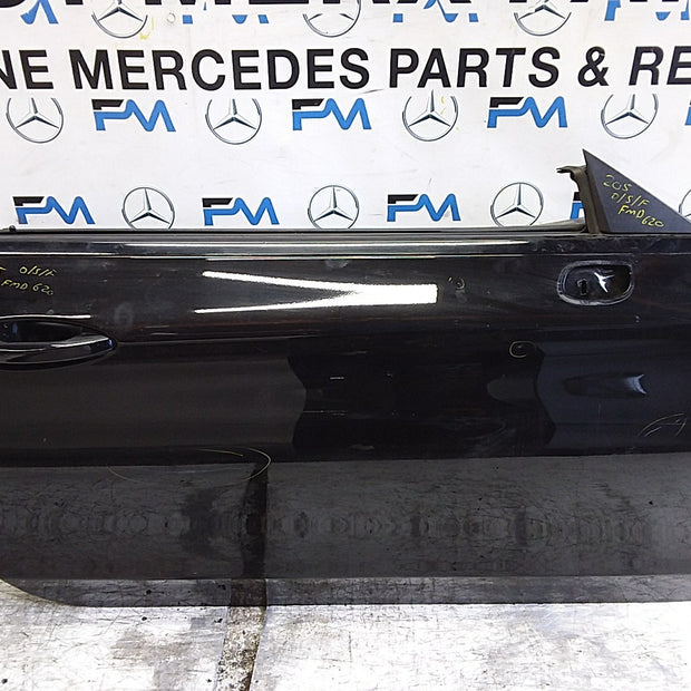 MERCEDES C-CLASS C205  DRIVER FRONT DOOR OSF BLACK 2015 ONWARDS COMPLETE FMD620