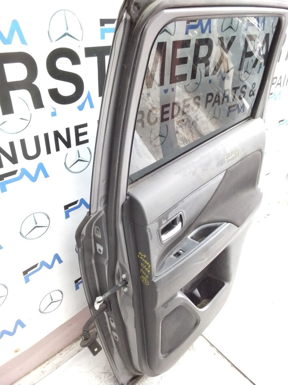 MITSUBISHI OUTLANDER MK3 DRIVER REAR DOOR OSR GREY 2013 COMPLETE FMD331