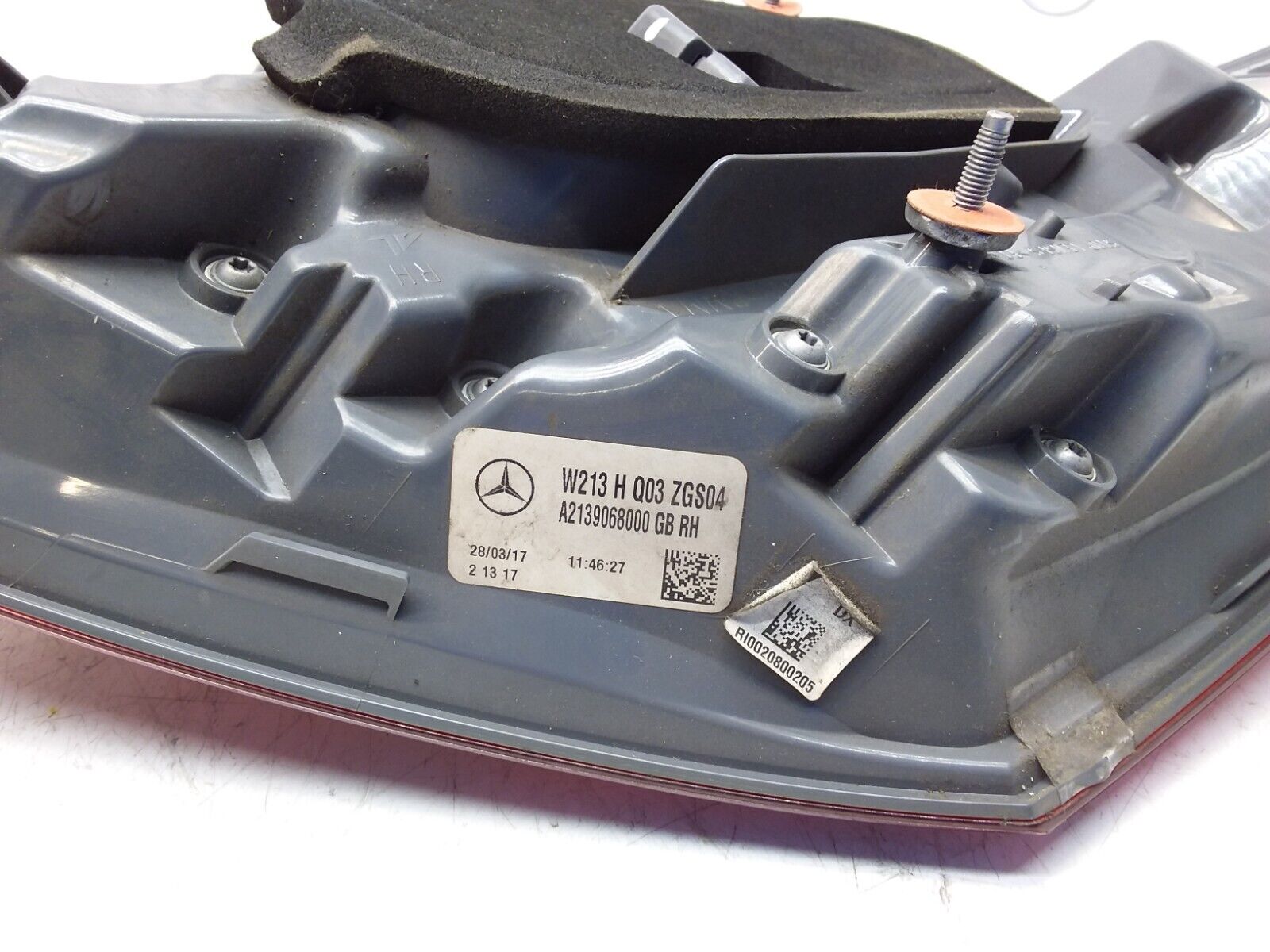 2017 MERCEDES E-CLASS W213 REAR DRIVER SIDE O/S LED LIGHT A2139068000 FMT31