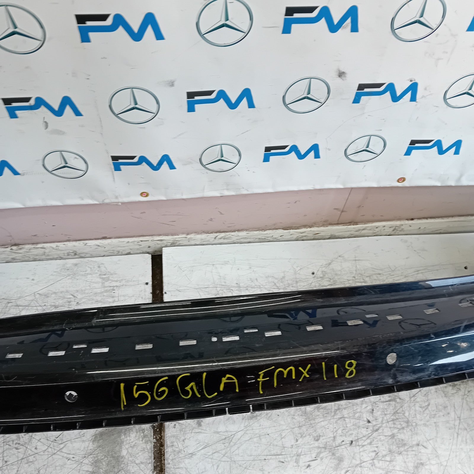 MERCEDES BENZ GLA X156 AMG REAR BUMPER BLACK 2014-19 A1568852425 FMX118