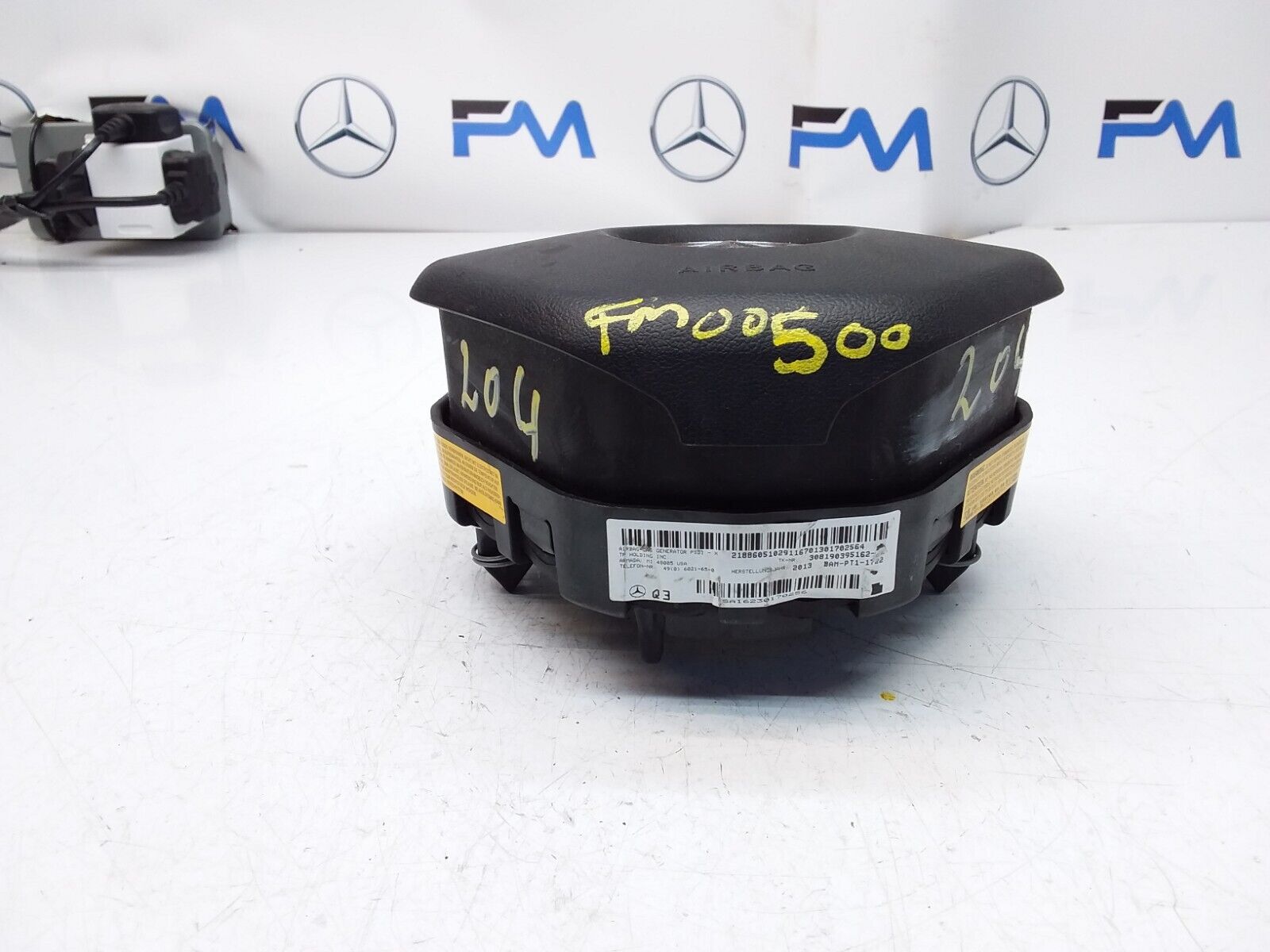 MERCEDES E-CLASS W204 STEERING WHEEL AIRBAG 308190359162-AD FM00500