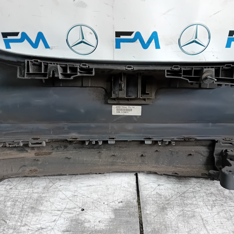 MERCEDES BENZ C-CLASS W205 SALOON REAR BUMPER 2015 SILVER A2058850138 FMX59