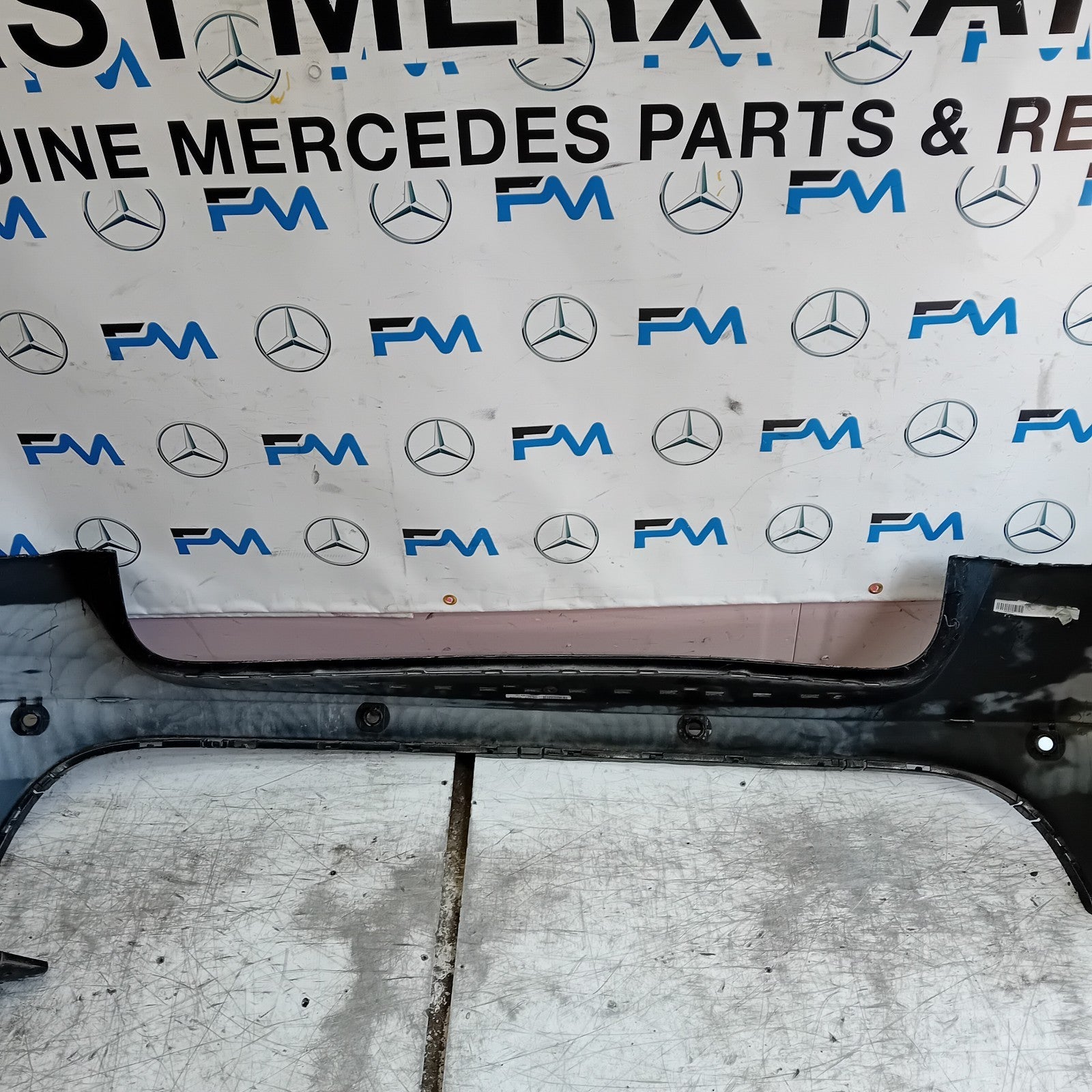 MERCEDES BENZ GLA X156 AMG REAR BUMPER BLACK 2014-19 A1568852425 FMX118