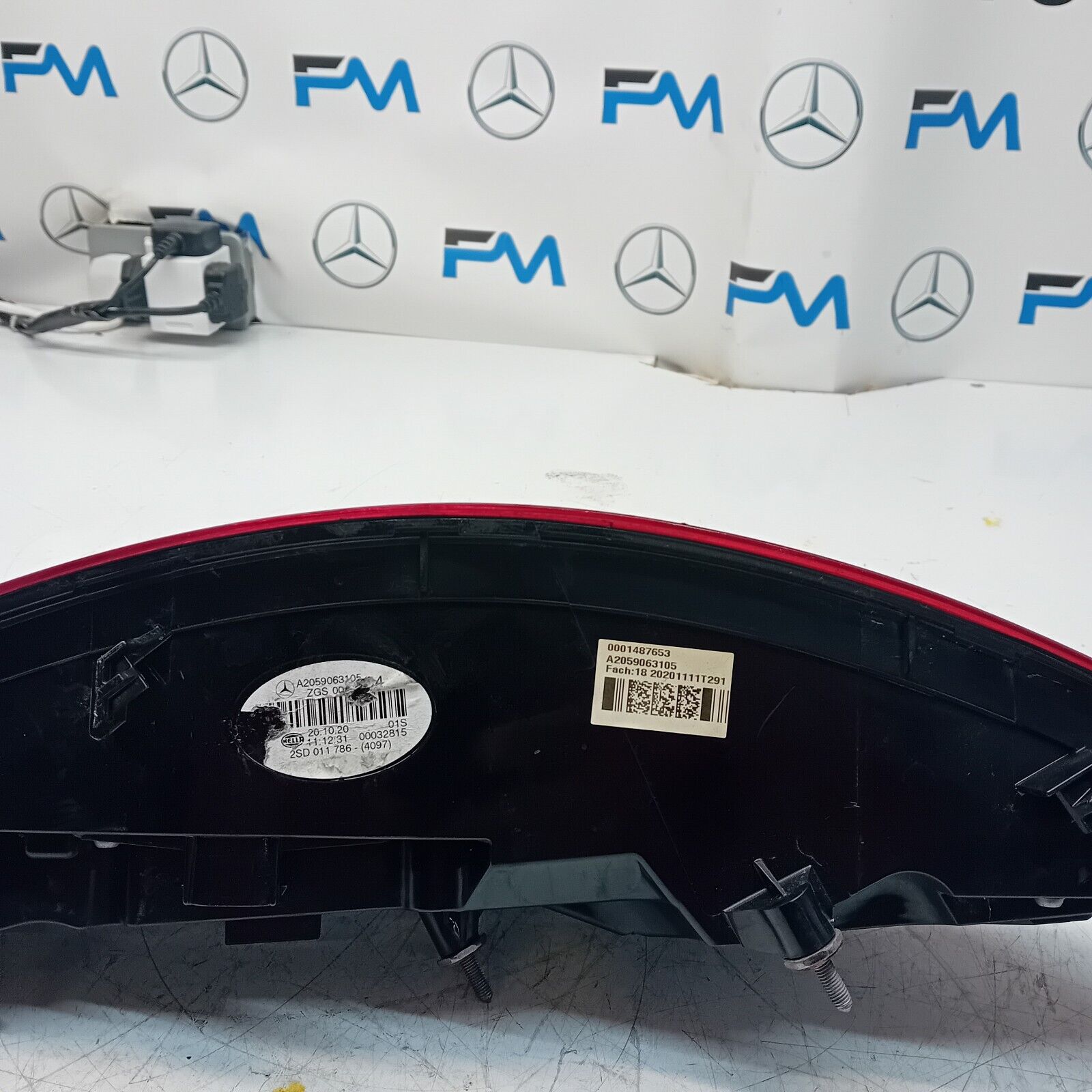 MERCEDES C-CLASS 2020 W205 COUPE REAR PASSENGER N/S TAIL LIGHT A2059063105 FMT35