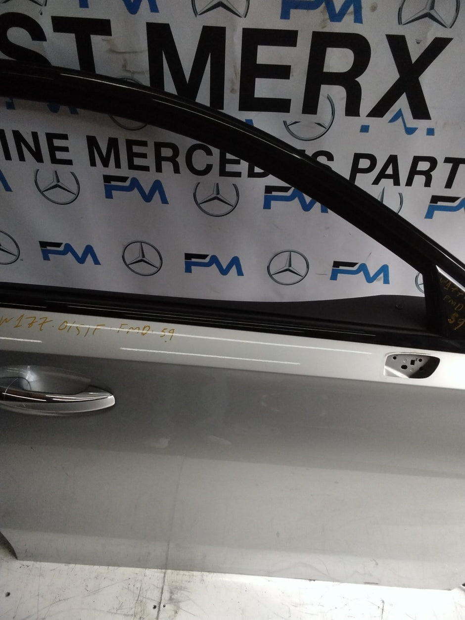 MERCEDES BENZ  C-CLASS W177 DRIVER SIDE FRONT DOOR O/S/F COMPLETE GREY FMD59