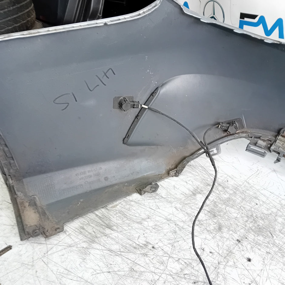 MERCEDES BENZ C-CLASS W205 REAR BUMPER 2015 SILVER A2058555738 FMX51