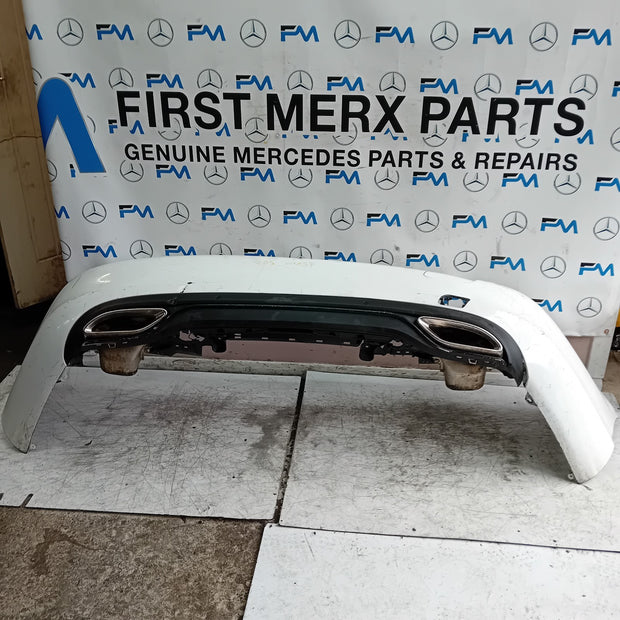 MERCEDES C-CLASS W205 SLN REAR BUMPER 2014 ON WHITE COMPLETE A2058850138 FMX37
