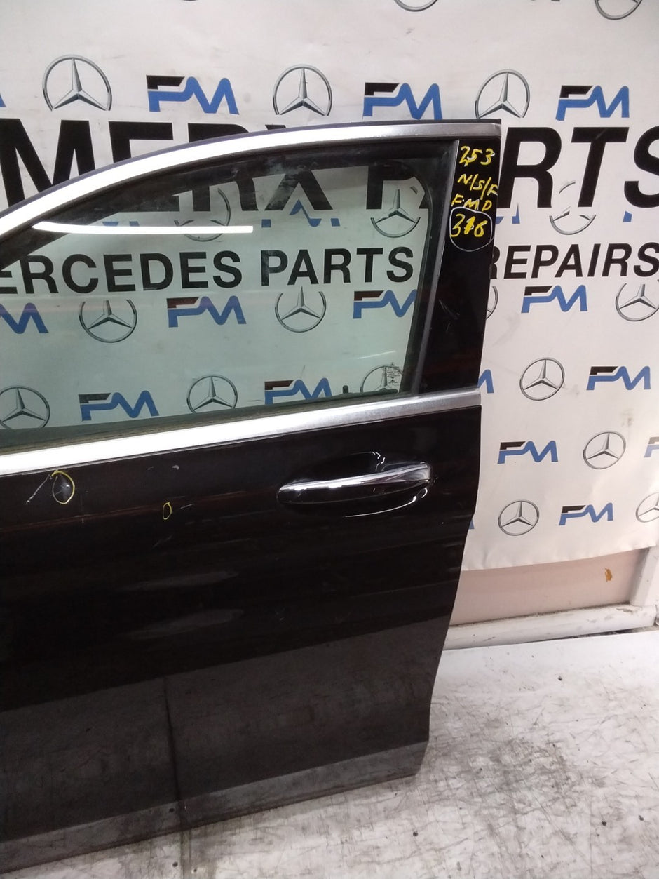 MERCEDES BENZ GLC X253 PASSENGER FRONT DOOR NSF BLACK 2016 ON COMPLETE FMD316