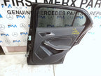 MERCEDES BENZ GLA X156 DRIVER REAR DOOR OSR BLACK 2014-19 COMPLETE FMD321