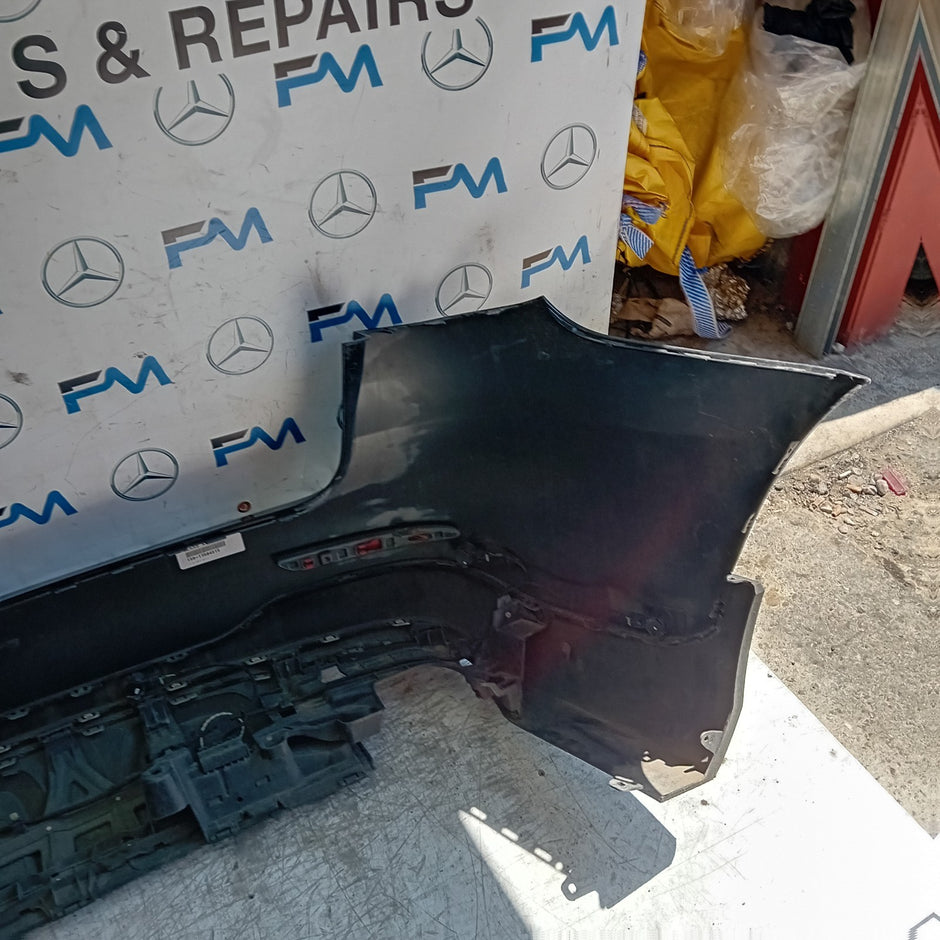 MERCEDES BENZ GLC W253 REAR BUMPER A2538850200 2016 BLACK COMPLETE FMX156